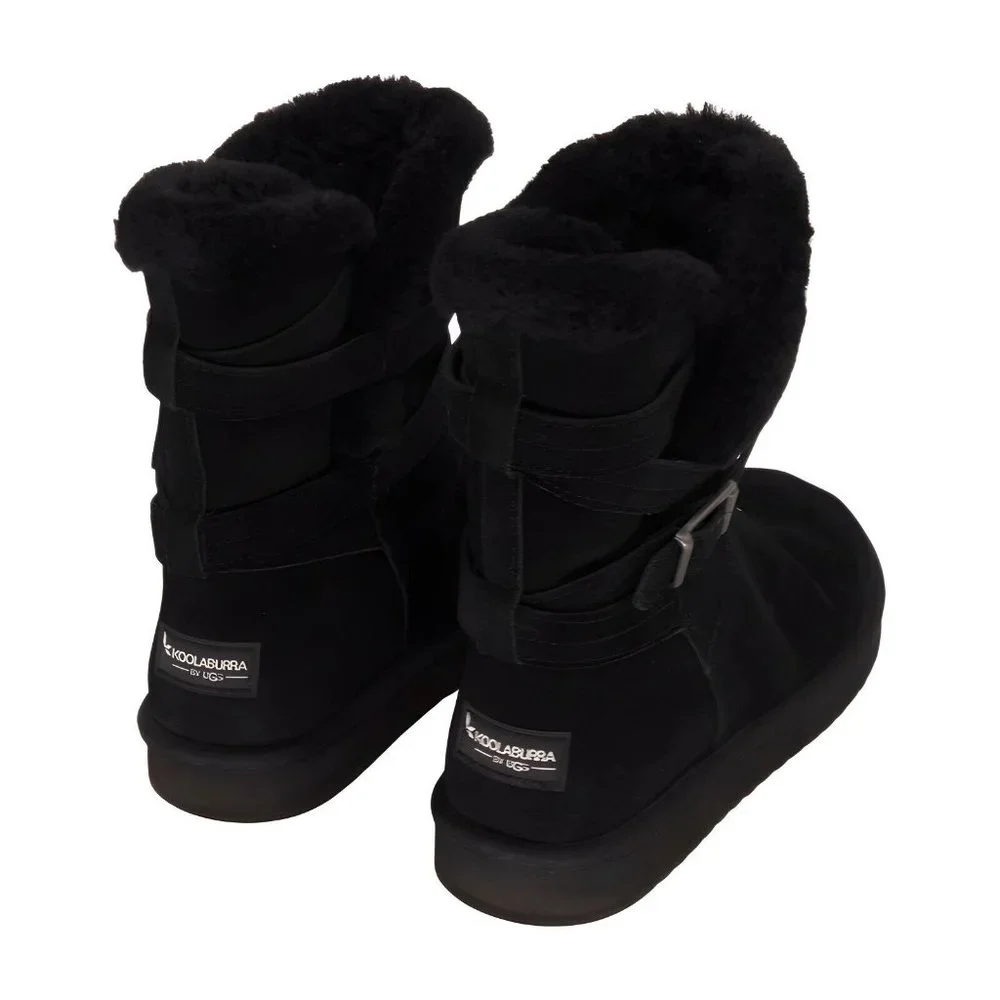 Koolaburra by UGG Womens Delene Short Boot, Black, Size 8 - Picture 6 of 7